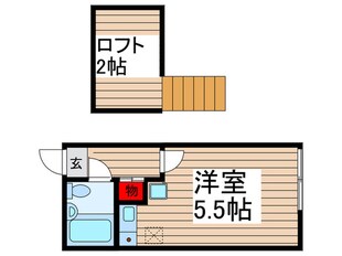 コーポ花園の物件間取画像